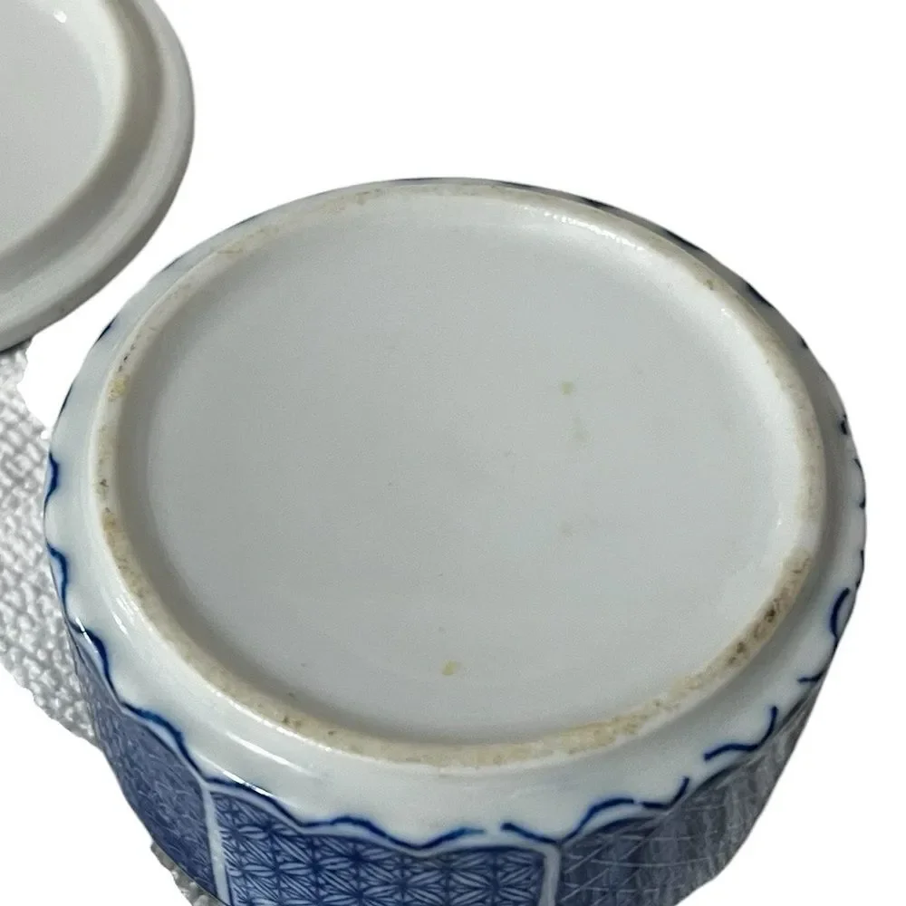 Sometsuke Japanese Porcelain Box
Cobalt Transfer Ware Takahashi blue and white - Picture 8 of 11